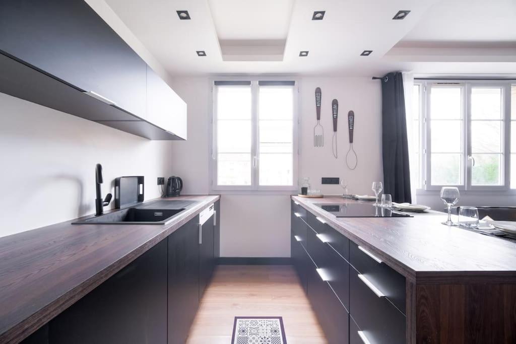 Le Black & White - 10 Min Orly, 3 Min Gare Juvisy Apartment อติส-มงส์ ภายนอก รูปภาพ