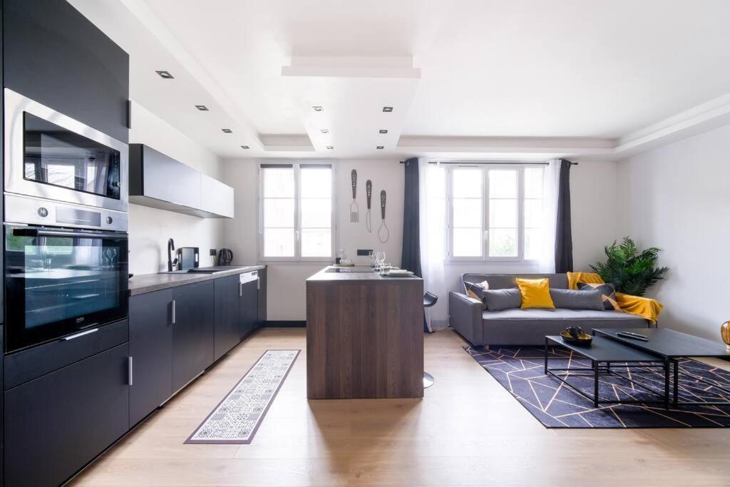Le Black & White - 10 Min Orly, 3 Min Gare Juvisy Apartment อติส-มงส์ ภายนอก รูปภาพ